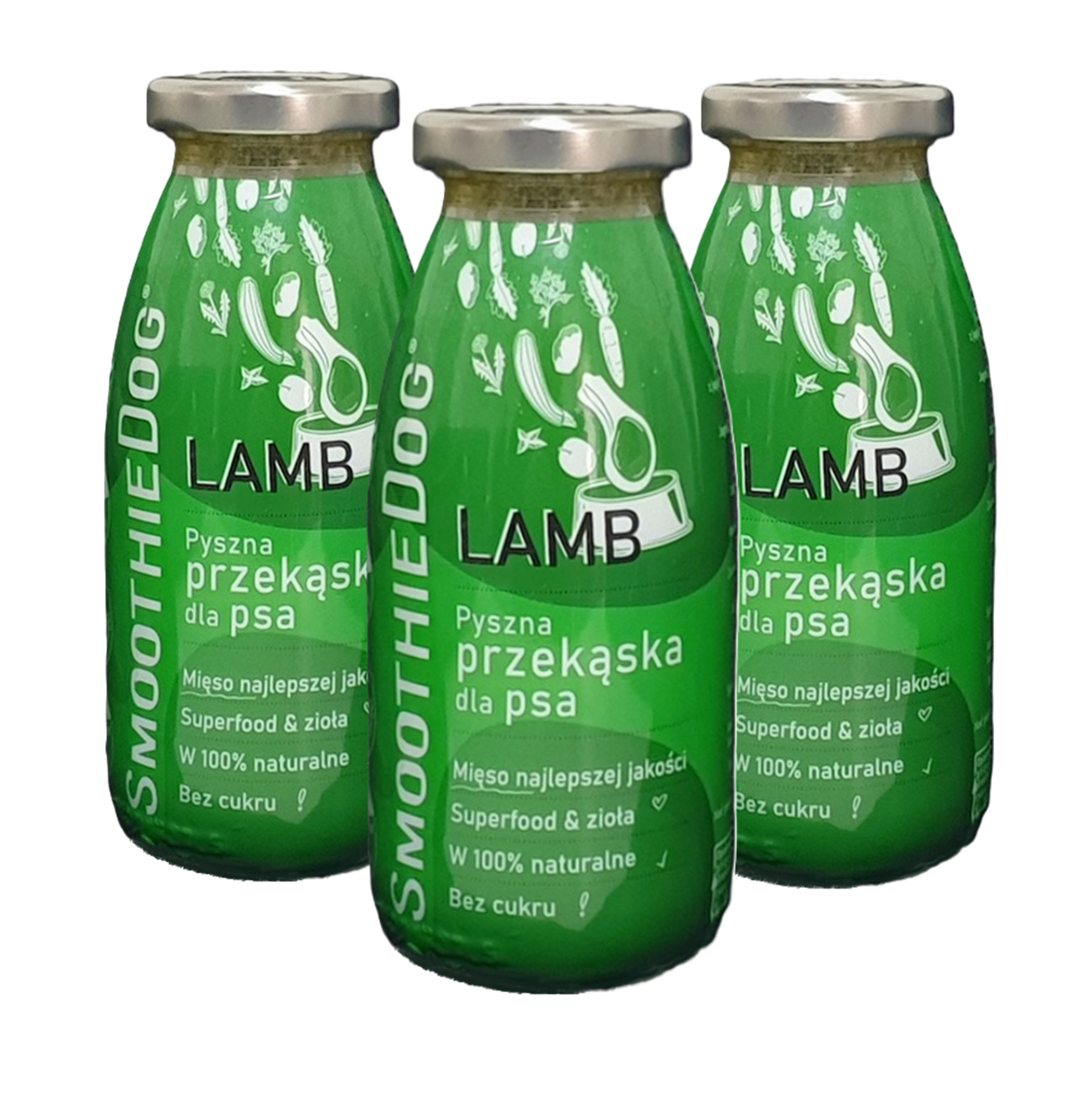 SmoothieDog Jagnięcina 250ml - płynny przysmak dla psów