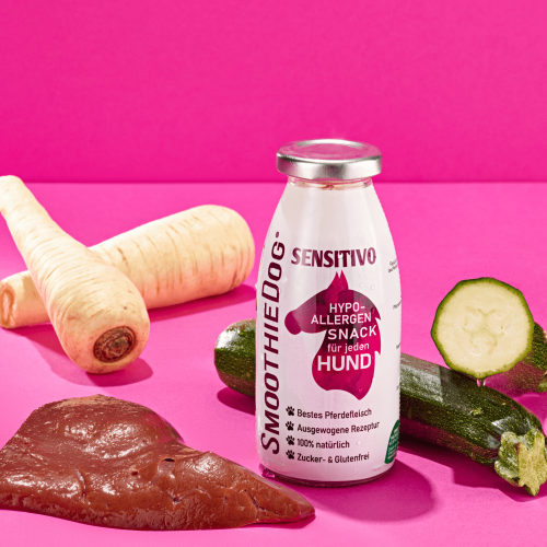 SmoothieDog Koń Sensitivo (z koniną) 250ml - płynny przysmak dla psów