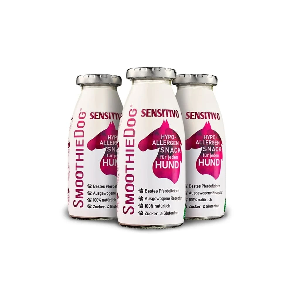 SmoothieDog Koń Sensitivo (z koniną) 250ml - płynny przysmak dla psów