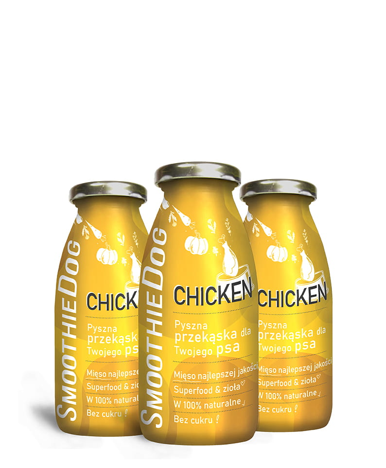 SmoothieDog Kurczak 250ml - płynny przysmak dla psów