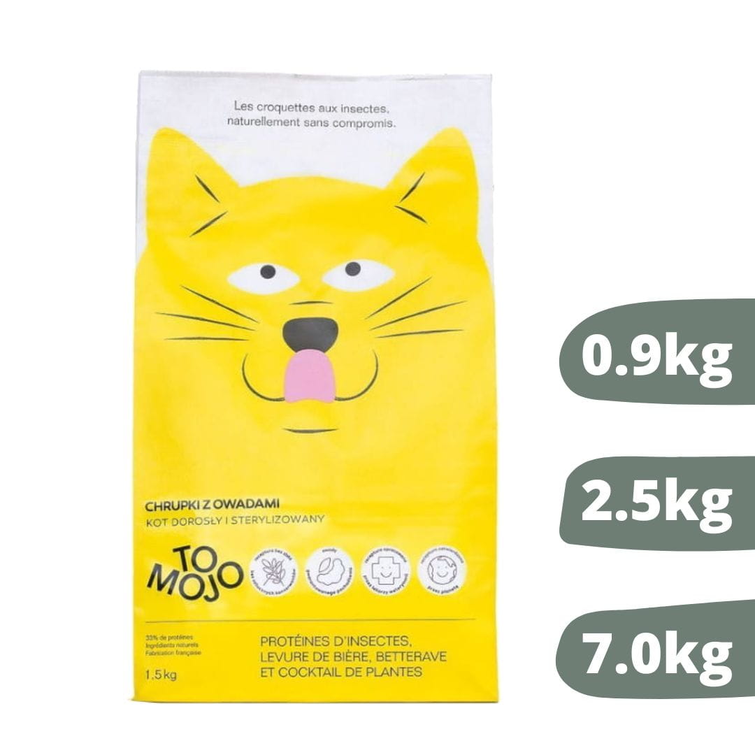 Tomojo z owadami - sucha karma dla kotów