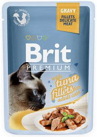 Brit Premium filet z tuńczyka w sosie saszetka 85g - mokra karma dla kotów