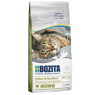Bozita Indoor&Sterilised kurczak 400g - sucha karma dla kotów sterylizowanych