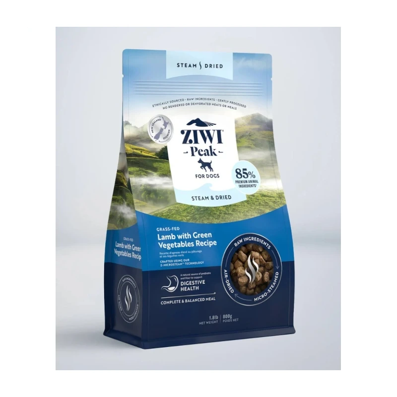 Ziwi Peak Jagnięcina z warzywami 800g/1,5kg/3,2kg - sucha karma dla psów