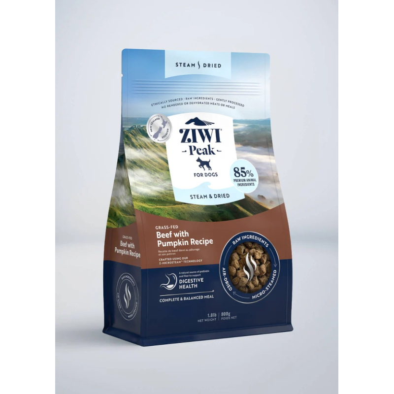 Ziwi Peak Wołowina z dynią 800g/1,5kg/3,2kg - sucha karma dla psów